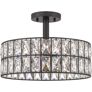 Coffman - 3 Light Semi-Flush Mount - 10 Inches high - 1011204