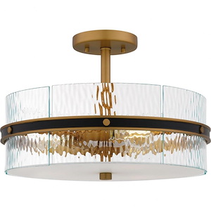 Reagan - 3 Light Semi-Flush Mount-10.75 Inch Tall and 16 Inch Wide - 1363673