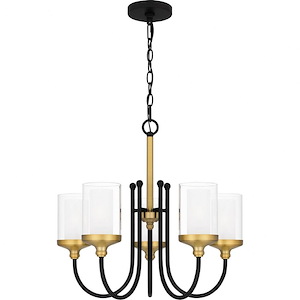 Rowland - 5 Light Chandelier In Modern Style-20.25 Inches Tall and 22 Inches Wide - 1118980