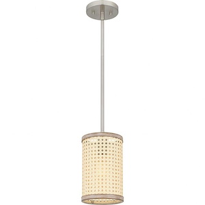 Syrah - 1 Light Mini Pendant In Coastal Style-10.25 Inches Tall and 6 Inches Wide - 1118995