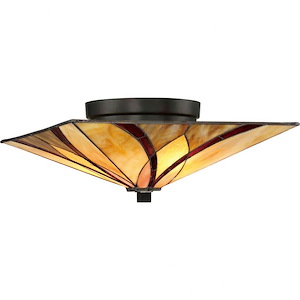 Asheville - 2 Light Flush Mount - 6.5 Inches high - 479699
