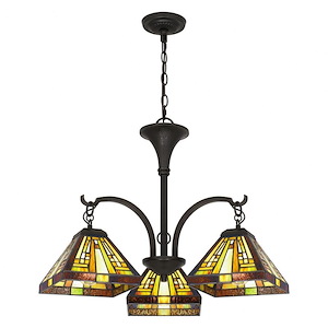 Stephen Chandelier 3 Light Metal - 238385