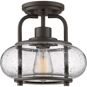 Trilogy - 1 Light Semi-Flush Mount - 9.28 Inches high - 618828