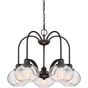 Trilogy - 5 Light Steel Dinette Chandelier - 19 Inches high - 479695