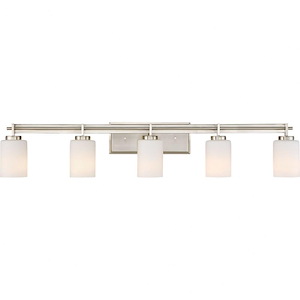 Taylor 5 Light Transitional Bath Vanity Approved for Damp Locations - 7.5 Inches high - 532326