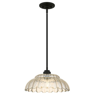 Whitecap - 1 Light Pendant-7.5 Inch Tall and 14 Inch Wide - 1394046
