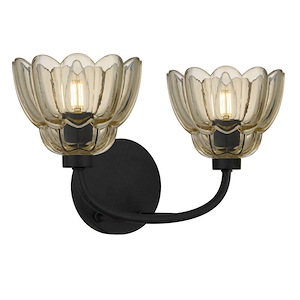 Whitecap - 15W 2 LED Bath Vanity-8.5 Inch Tall and 15 Inch Wide - 1394048