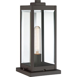 Westover - 1-Light Outdoor Pier Mount in Transitional Style 16 Inches Tall and 7.5 Inches Wide - 1011361