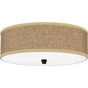 Zen - 3 Light Large Flush Mount - 6.5 Inches high - 202444