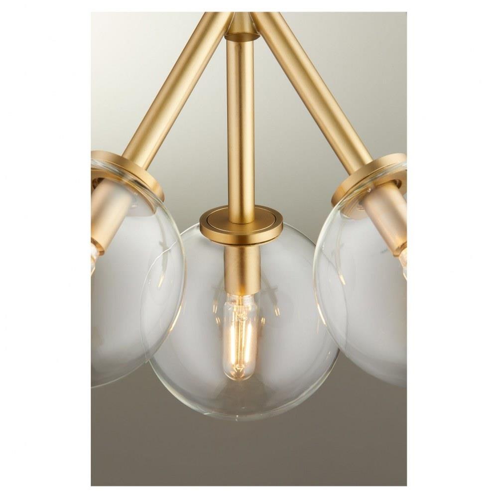 Quorum Lighting 8132380 Rovi 3 Light Pendant In MidCentury