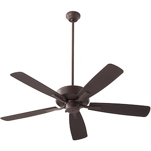 Ovation - 5 Blade Patio Ceiling Fan-13.25 Inches Tall and 52 Inches Wide - 1295633