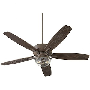 Breeze - 5 Blade Outdoor Patio Fan in Quorum Home Collection style - 52 inches wide by 16.55 inches high - 1010146