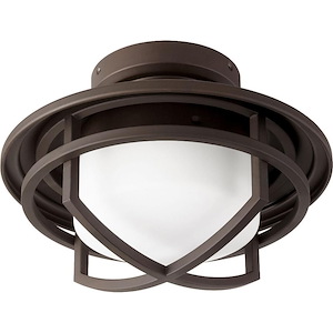 Windmill - 18W 1 LED Cage Ceiling Fan Light Kit in Transitional style - 11 inches wide by 6 inches high - 721039