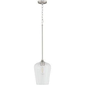Raymond - 1 Light Pendant-10 Inches Tall and 8 Inches Wide - 1344474