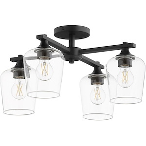 Veno - 4 Light Flush Mount In contemporary Style-11.25 Inches Tall and 22 Inches Wide - 1294927