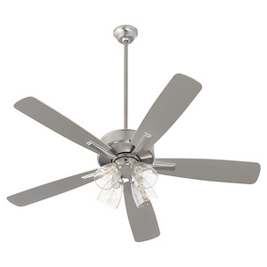 Ovation - 5 Blade Ceiling Fan with Light Kit In Transitional Style-18.25 Inches Tall and 52 Inches Wide - 1106043
