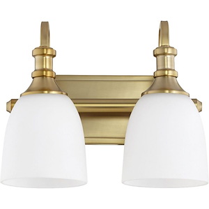 Richmond - 2 Light Bath Vanity in Quorum Home Collection style - 12.5 inches wide by 10.5 inches high - 616529