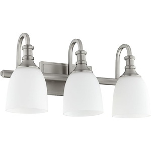 Richmond - 3 Light Bath Vanity in Quorum Home Collection style - 20.25 inches wide by 10.5 inches high - 616528