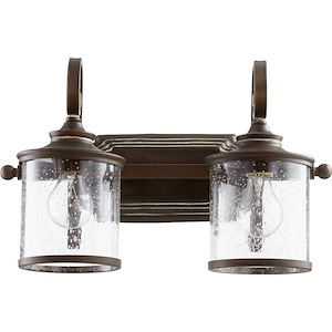 San Miguel - 2 Light Bath Vanity in Transitional style - 17.5 inches wide by 11 inches high - 616509