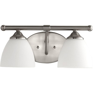 Brooks - 2 Light Bath Vanity in Quorum Home Collection style - 14.5 inches wide by 6.75 inches high - 616562