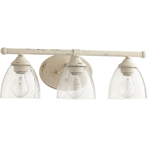 Brooks - 3 Light Bath Vanity in Quorum Home Collection style - 21 inches wide by 6.75 inches high - 616561