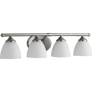 Brooks - 4 Light Bath Vanity in Quorum Home Collection style - 29.25 inches wide by 6.75 inches high - 616560