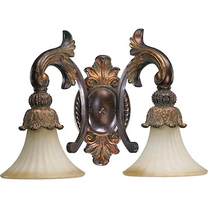 Madeleine - 2 Light Bath Vanity in Traditional style - 18.5 inches wide by 13 inches high - 141906