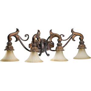 Madeleine - 4 Light Bath Vanity in Traditional style - 39 inches wide by 13 inches high - 141904