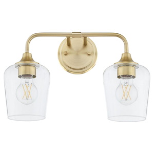 Raymond - 2 Light Bath Vanity-10.5 Inches Tall and 16 Inches Wide - 1344501