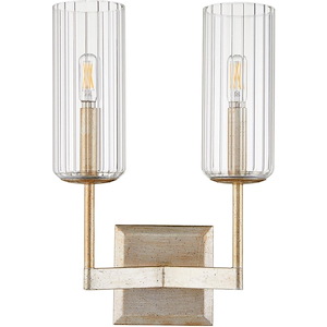 Merrick - 2 Light Wall Mount In Traditional Style-15.5 Inches Tall and 10.5 Inches Wide - 1295637