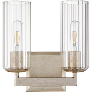 Merrick - 2 Light Bath Vanity In Traditional Style-10.75 Inches Tall and 10.25 Inches Wide - 1295125