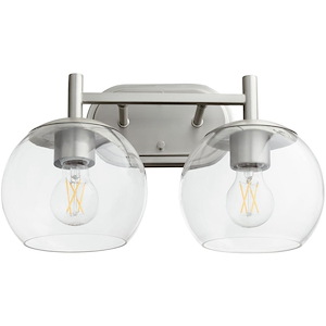 Lyon - 2 Light Bath Vanity In contemporary Style-9.75 Inches Tall and 14.75 Inches Wide - 1295132