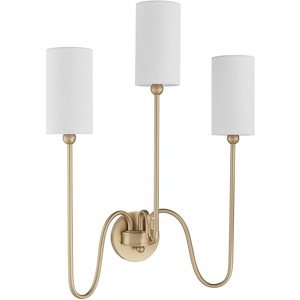 Charlotte - 3 Light Wall Mount-26 Inches Tall and 20 Inches Wide - 1302609