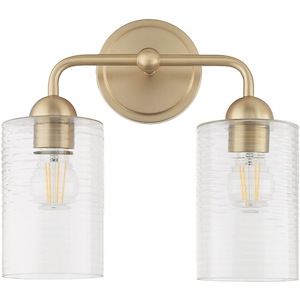 Charlotte - 2 Light Bath Vanity-12.75 Inches Tall and 13.75 Inches Wide - 1302611