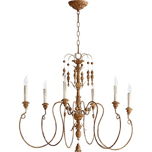 Salento - 6 Light Chandelier in Transitional style - 32 inches wide by 28 inches high - 1049236