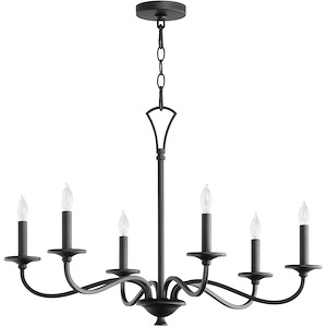Maryse - 6 Light Chandelier In Traditional Style-20 Inches Tall and 29 Inches Wide - 1295126
