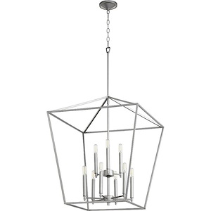 Gabriel - 9 Light 2-Tier Entry Pendant in Quorum Home Collection style - 24 inches wide by 29.5 inches high - 906664