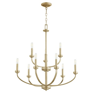 Reyes - 9 Light Chandelier-30.5 Inches Tall and 31.25 Inches Wide - 1305994