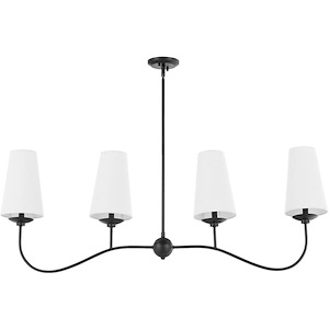 Euphora - 4 Light Chandelier-19 Inches Tall and 10 Inches Wide - 1295169