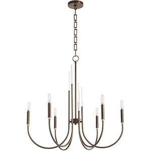 SUMMIT - 6 Light Chandelier In Traditional Style-27.75 Inches Tall and 28 Inches Wide - 1305948