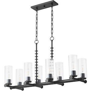 Mercier - 8 Light Linear Chandelier-22.5 Inches Tall and 13.5 Inches Wide - 1302616