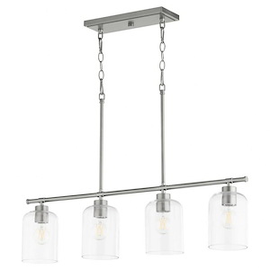 Tribute - 4 Light Linear Chandelier-9.5 Inches Tall and 5 Inches Wide - 1305762