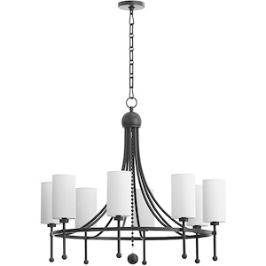 Lee Boulevard - 8 Light Bead Chandelier-29 Inches Tall and 32.25 Inches Wide - 1302620