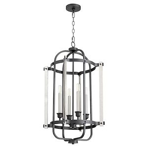 4 Light Entry Pendant in style - 16.5 inches wide by 31 inches high - 906395