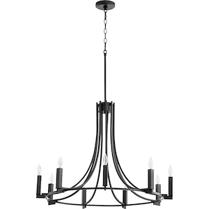 Olympus - 9 Light Chandelier In Soft Contemporary Style-23.5 Inches Tall and 31.5 Inches Wide - 1106173
