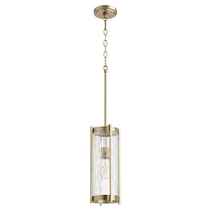 Chisseled - 1 Light Pendant in Transitional style - 6.5 inches wide by 15.5 inches high - 1010147