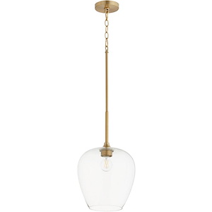 Veno - 1 Light Pendant In contemporary Style-19 Inches Tall and 11 Inches Wide - 1295114