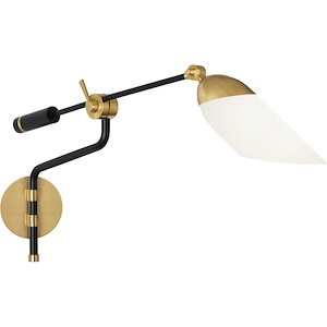 Ferdinand 1-Light Swing-Arm Wall Sconce 5.625 Inches Wide and 19.5 Inches Tall - 965095