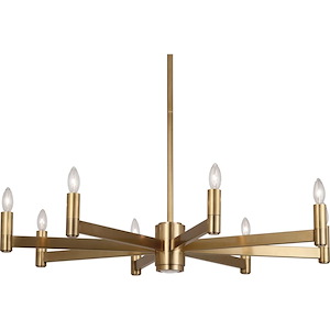 Delany 8-Light Chandelier 35.5 Inches Wide and 5.625 Inches Tall - 330104
