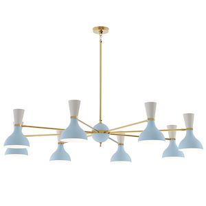 Clare - 8 Light Chandelier-10.19 Inch Tall and 57 Inch Wide - 1372309